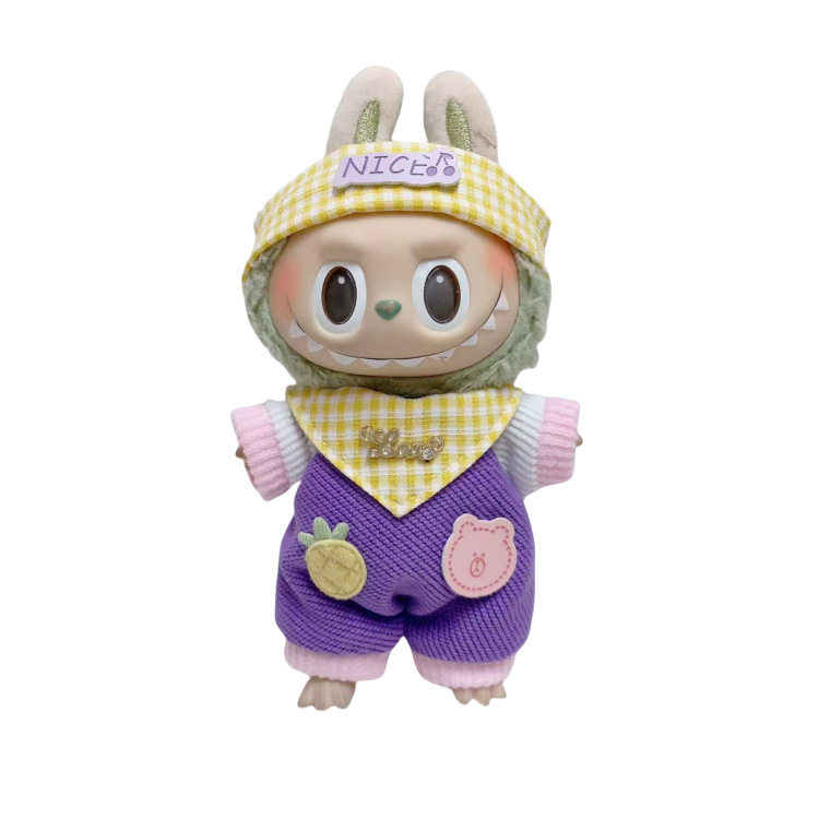 仅娃衣[labubu可用一二三代17厘米拉布布衣服毛绒搪胶裙子背带裤,淘宝优惠券,粉丝福利购,淘宝优惠卷