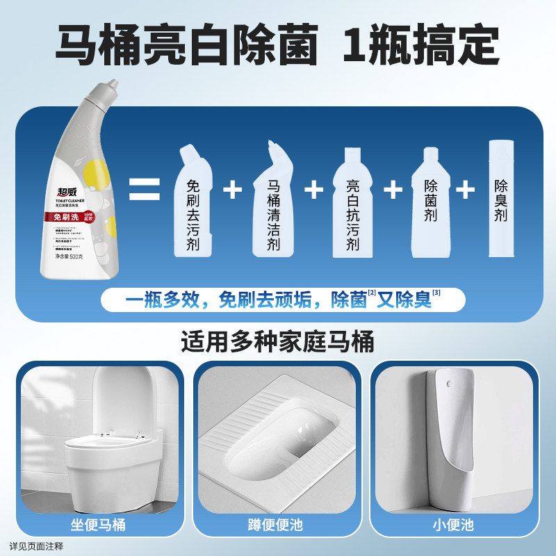 Chaowei Brushless Toilet Cleaner Antibacterial Toilet Cleaner