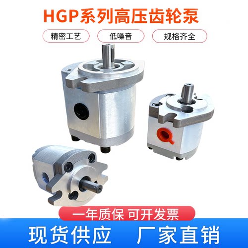 高压齿轮油泵HGP-1A/2A/3A系列液压泵齿轮泵台湾新鸿HYDROMAX - 图0