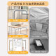 721-day warranty! Seasonal clothes transparent storage box