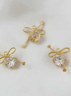 小众设计感强保色首饰吊坠铜包金