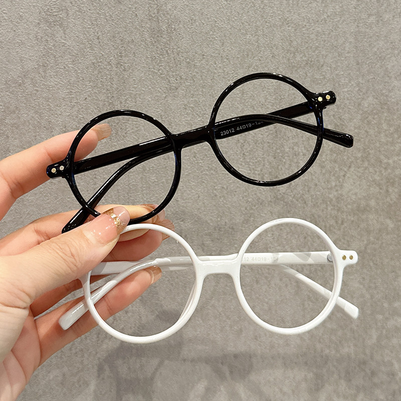 儿童眼镜框男女童个性装饰无镜片眼镜架宝宝可爱超萌圆形眼镜框架,淘宝优惠券,粉丝福利购,淘宝优惠卷