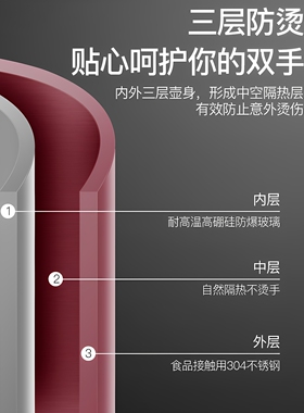 维奥仕烧水壶电热水壶电茶壶