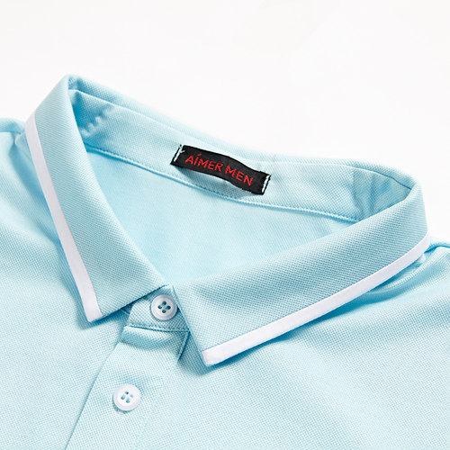 爱慕先生夏季男装上衣休闲运动高尔夫翻领POLO衫短袖T恤NS81D581 - 图2