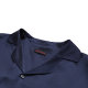 Aimer men Mr. pleated silk home lapel short-sleeved top men's pajamas NS41C051