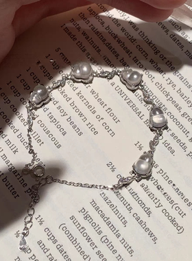 小红署天然水沫玉葫芦手链s925银镶嵌小清新设计百搭女款