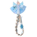 Детская тиара для принцессы, ожерелье, подарочная коробка, комплект, волшебная палочка, аксессуар для волос, подарок на день рождения