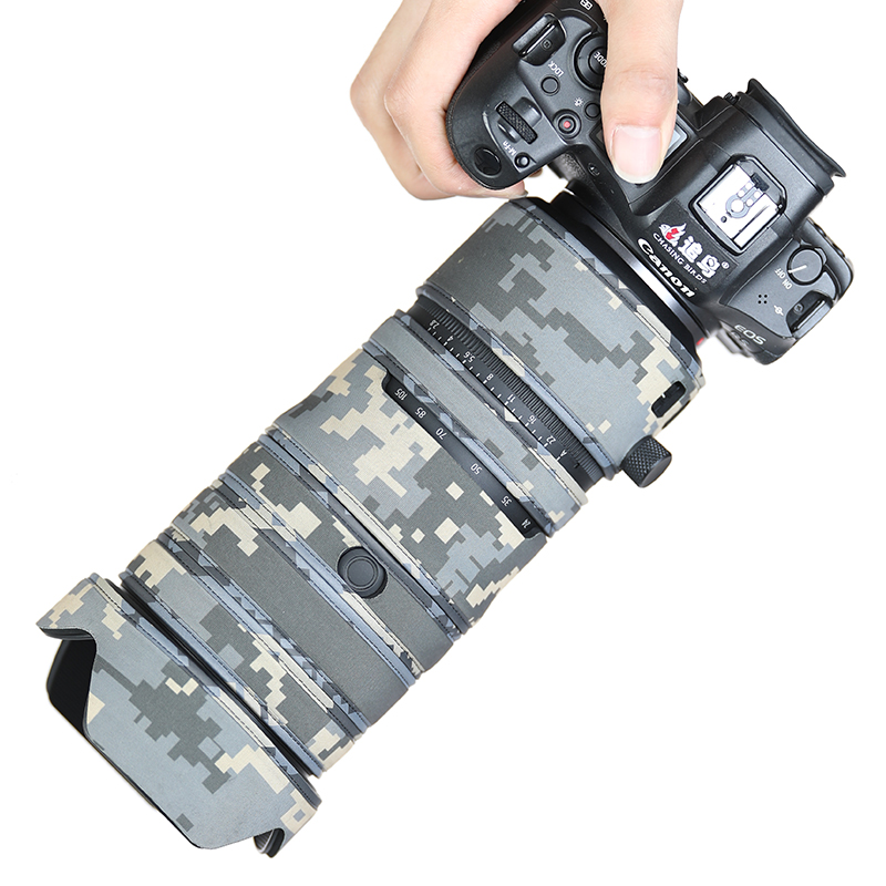 适用于CANON佳能RF24-105mmF2.8 L IS 镜头迷彩炮衣保护套24105 - 图0
