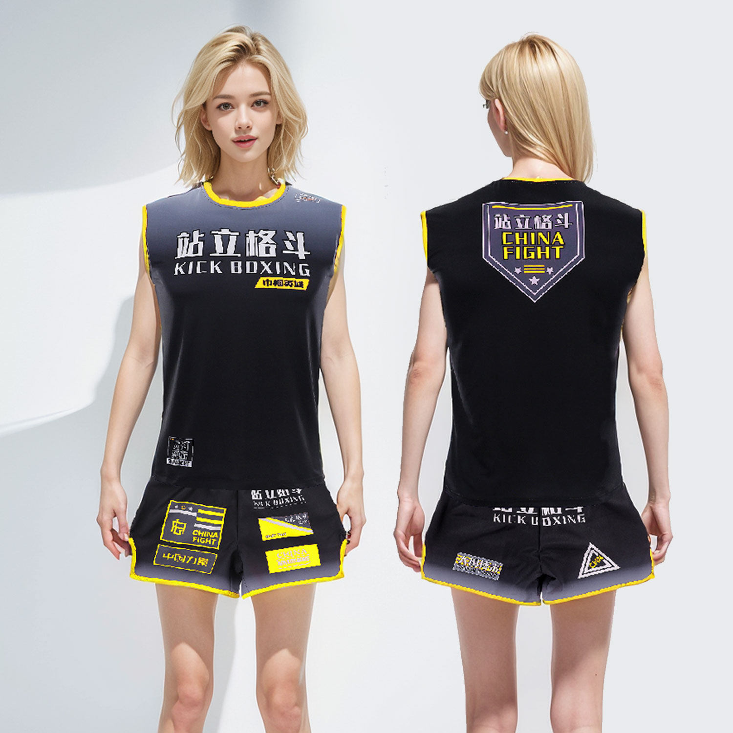 MMA儿童柔术UFC定制训练T恤短袖上衣格斗比赛散打拳击服套装定做,淘宝优惠券,粉丝福利购,淘宝优惠卷