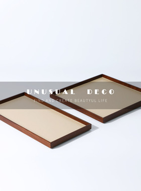 UNUSUALDECO皮质木质饰品摆件