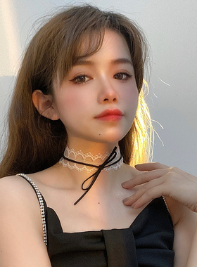 项链女2021年新款蕾丝网红蹦迪