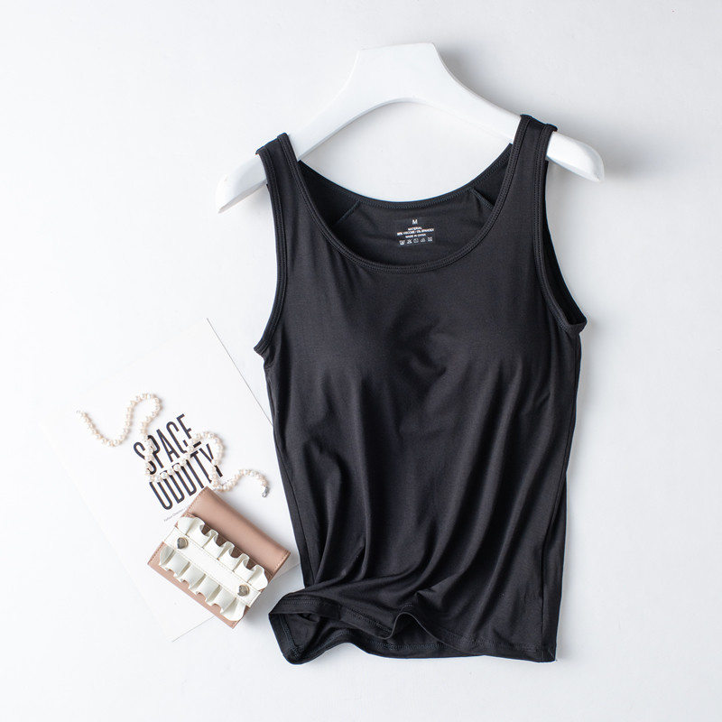 夏季新款莫代尔插片式 无钢圈罩杯一体BRA吊带小背心打底瑜伽运动,淘宝优惠券,粉丝福利购,淘宝优惠卷