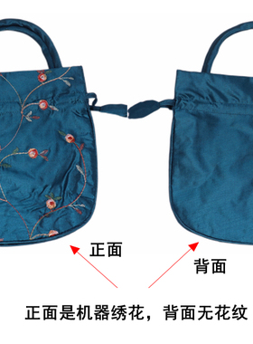 手拎包绣花刺绣包手提包购物袋子