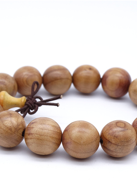 手链杉木15mm男女款上蜡包邮