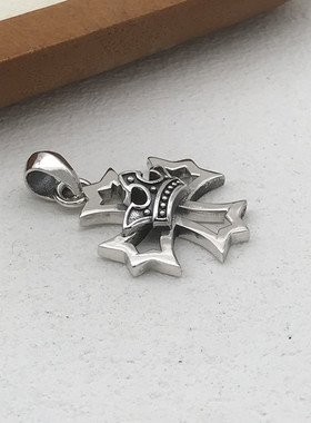 十字架吊坠男女纯银时尚欧美潮饰