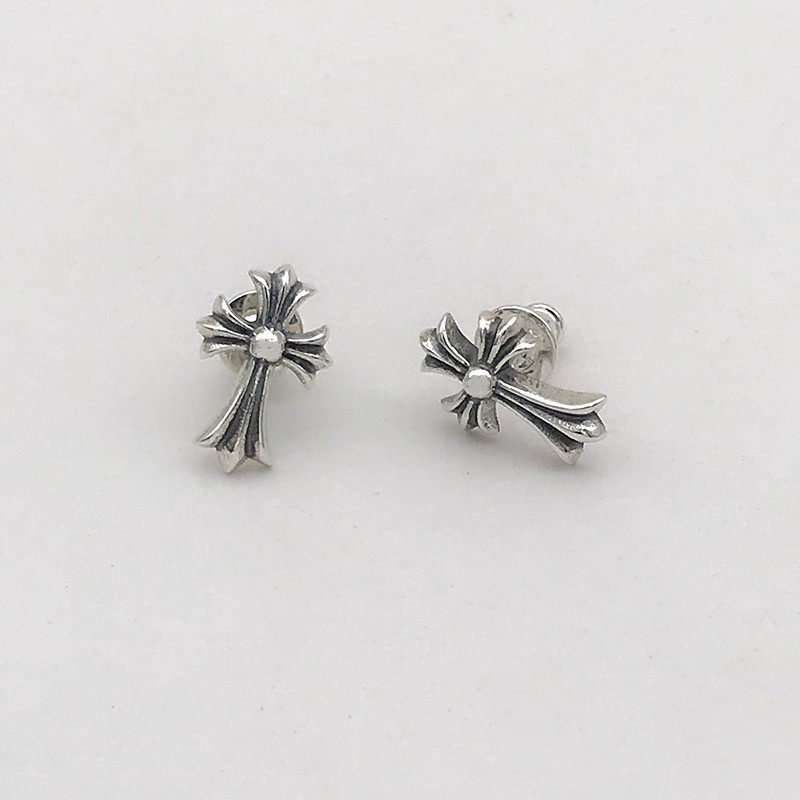 耳钉女S925纯银耳环个性时尚复古耳饰十字架耳钉男女耳坠欧美潮饰,淘宝优惠券,粉丝福利购,淘宝优惠卷