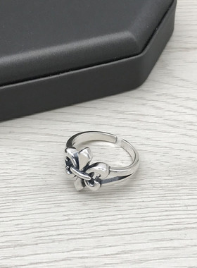 纯银戒指童军花船锚时尚欧美潮饰