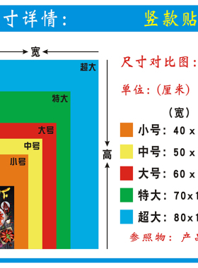 餐厅海报装饰画饭店背胶贴纸