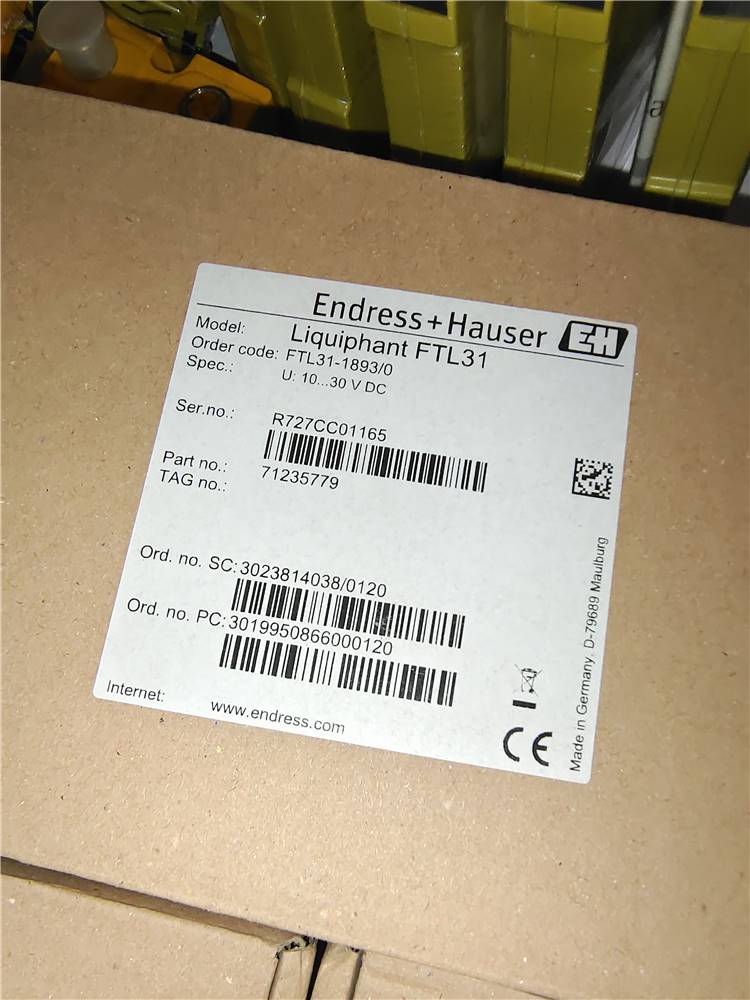 E+H，FTL31-1893/0，FTL31-AA4U2AAWSJ现货，全新正品，假一罚十-图1