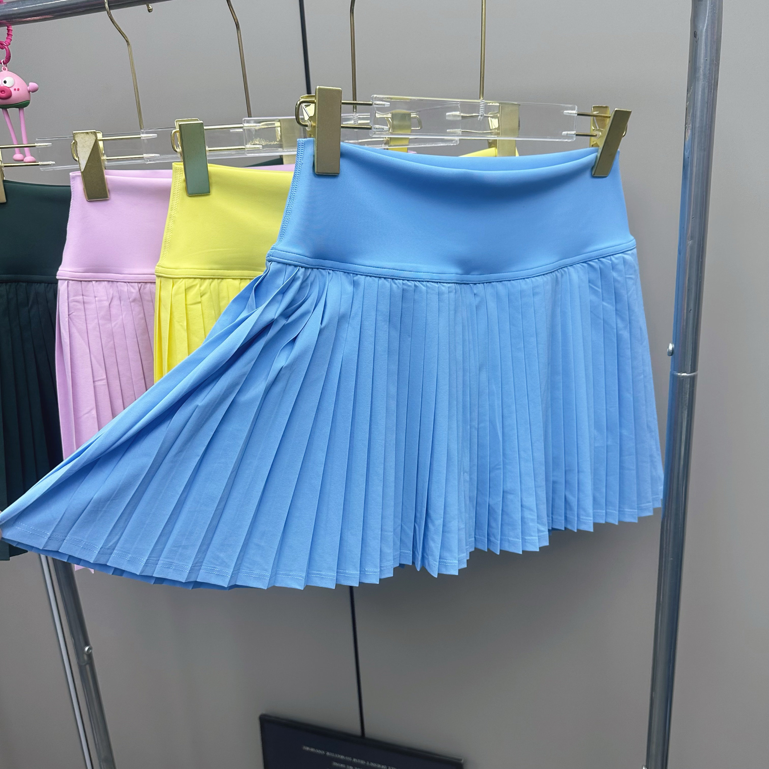 同款【高腰】 百褶风琴裙  带内衬防走光假两件瑜伽短裙,淘宝优惠券,粉丝福利购,淘宝优惠卷