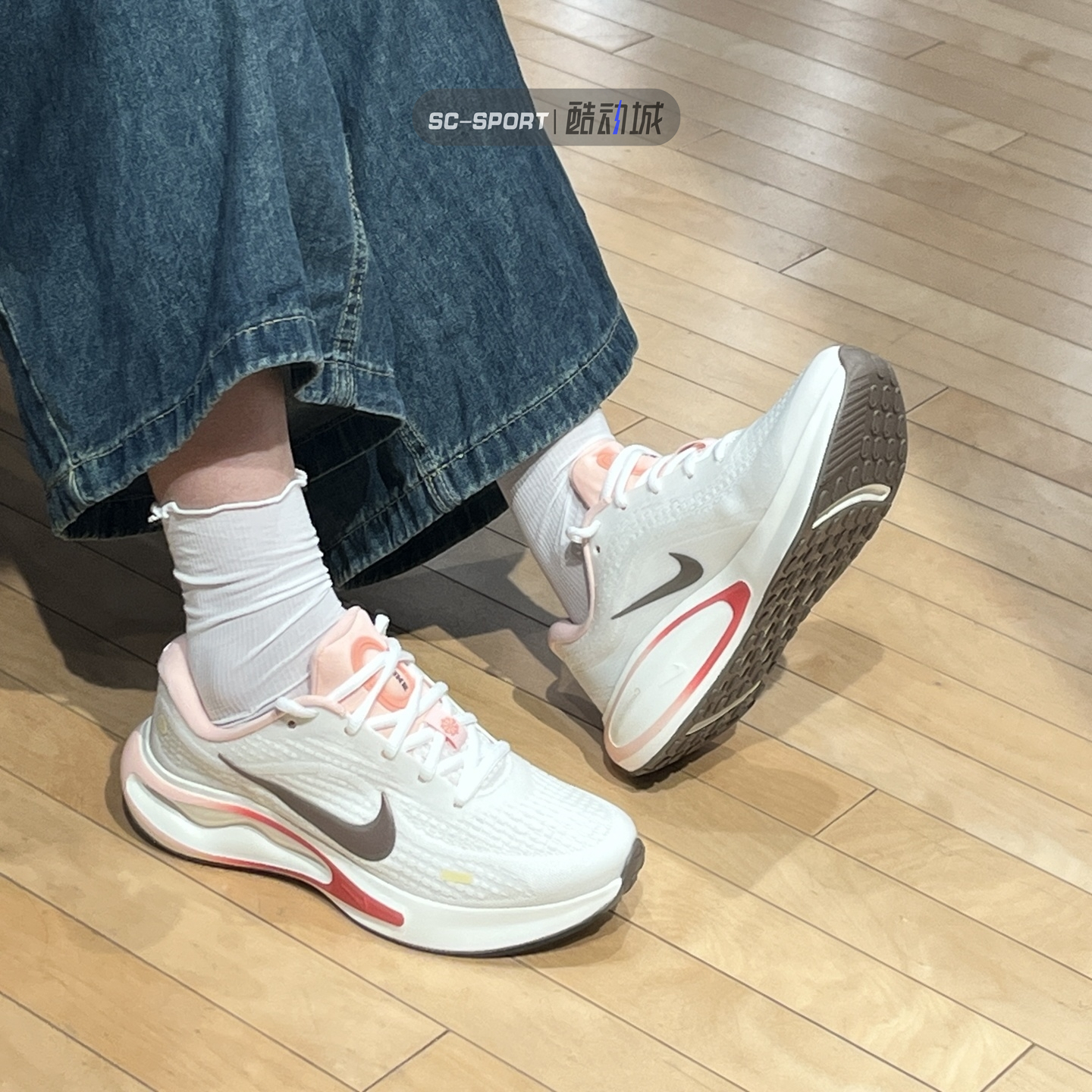 NIKEZ正品耐克JOURNEY RUN女子公路专业轻便缓震跑步鞋IB4663-121 - 图2