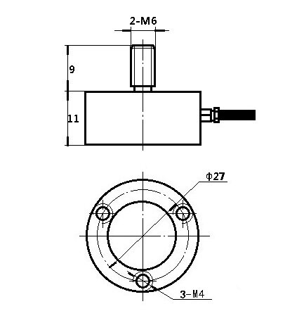 厂家直销微小型纽扣式称重荷重传感器75KG100KG200KG300KG500KG1T - 图2