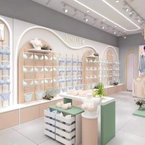 Lingerie Shop Display Cabinet Socks Container Pyjamas home Clothing Showcase Bra Shelf Underpants Middle Island Free Design