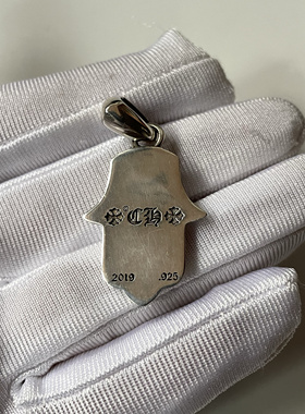 吊坠吊牌银吊坠朋克项链