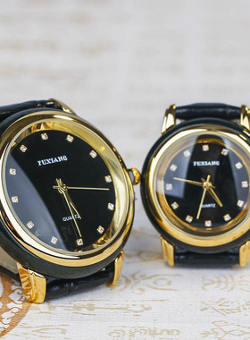 新疆和田玉手表黑青墨玉腕表手饰男女款玉表情侣款限时限量抢购