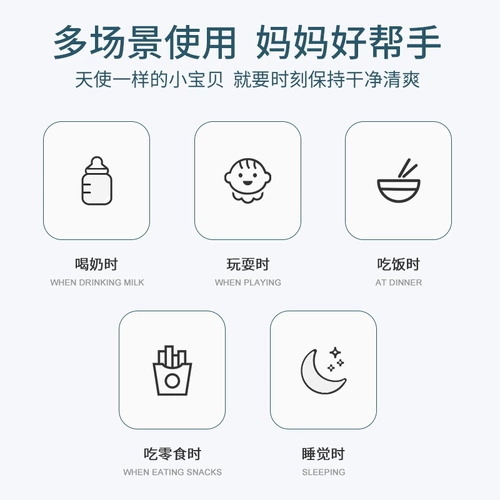 Детский слюнявчик для новорожденных, полотенце для умывания, хлопковый нагрудник