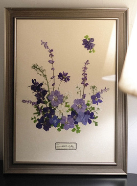 小意思干花压花标本滴胶花材