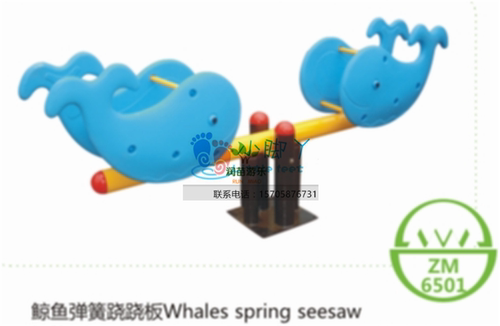 新款铁架弹簧翘翘板儿童翘翘板户外玩具幼儿园社区公园跷跷板厂家 - 图3