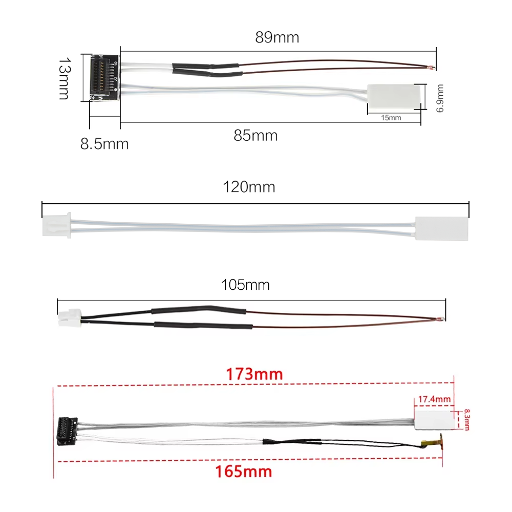 拓竹P1/X1C/A1 mini/A1陶瓷加热片热敏电阻测温组件热端卡扣配件,淘宝优惠券,粉丝福利购,淘宝优惠卷