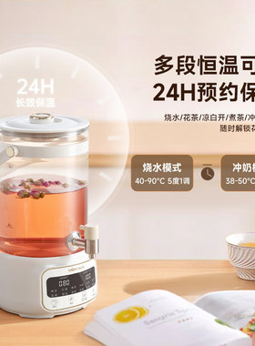 金正2026新款养生壶家用炖煮一体全玻璃6L大容量商用煮茶壶烧水壶