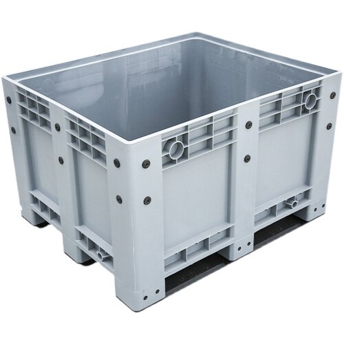 特大号1200*1000*760塑料卡板箱 叉车塑料物流箱工具箱式塑料托盘 - 图3