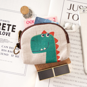 可爱迷你布艺短款零钱包