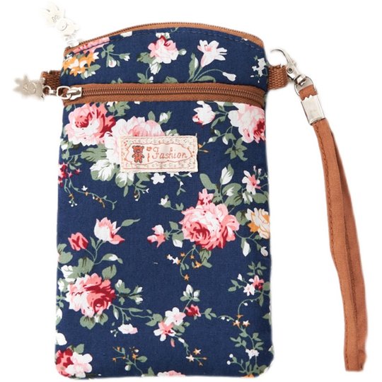 手机包女士布包迷你小挎包斜背布袋斜挎轻便老年人妈妈挂包手机袋