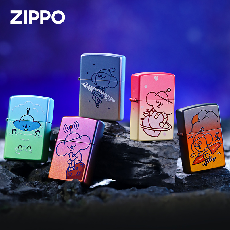 ZIPPO×Momo Planet城市幻想系列芝宝打火机官方正品潮牌联名礼盒-图0