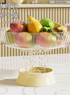 新年轻奢高档果盘家用客厅茶几摆放零食盘糖果盘水果盘收纳盒高级