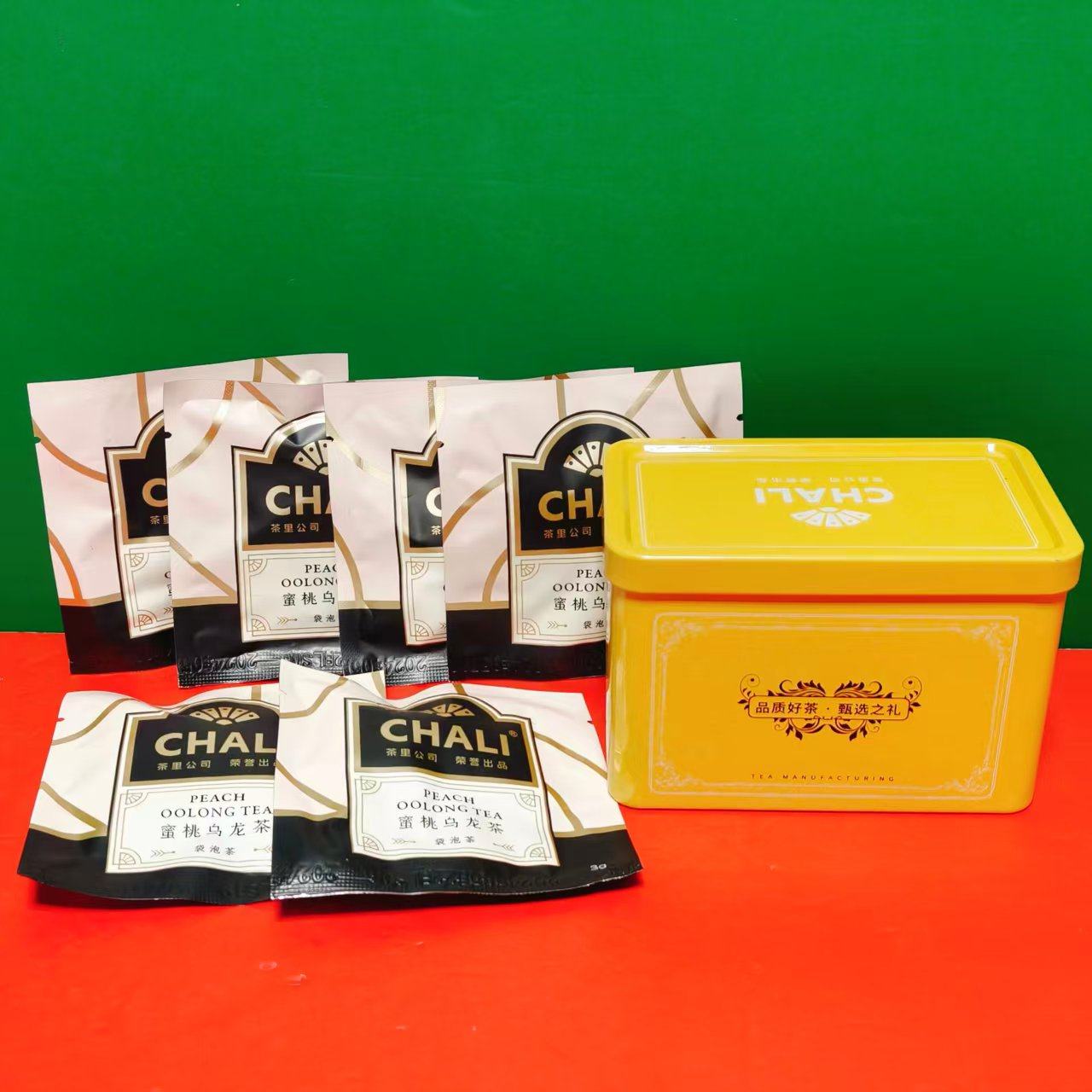 临期特价CHALI茶里公司蜜桃乌龙茶18g(3g*6包)罐泡茶冲泡固体饮料,淘宝优惠券,粉丝福利购,淘宝优惠卷