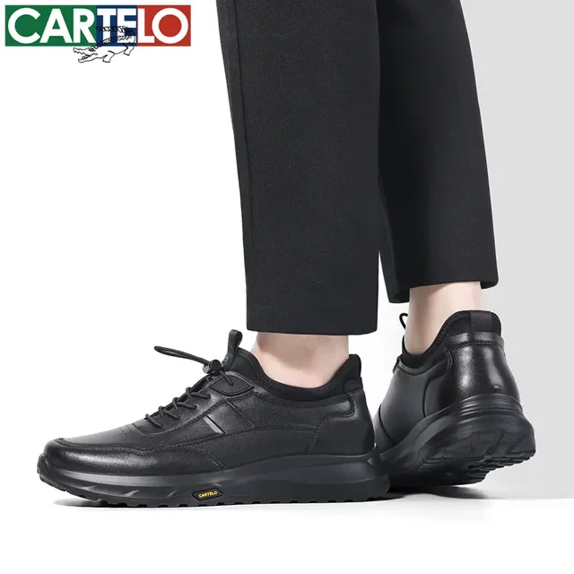 Katile Katile crocodile leather shoes men's autumn new business casual ...