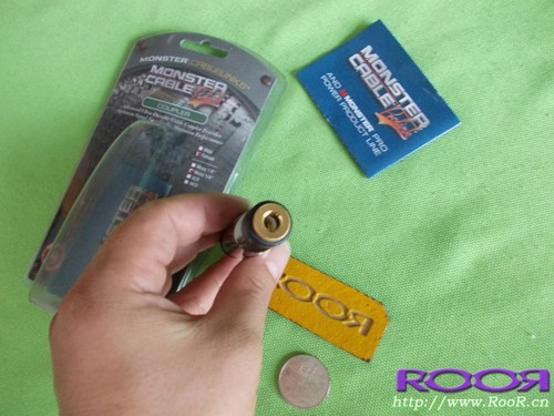 美国 原厂Mon-ster/怪-兽/魔-声 6.5母头 音频接头 镀金头单声道 - 图0