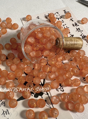 糖果色10mmdiy手链磨砂散珠