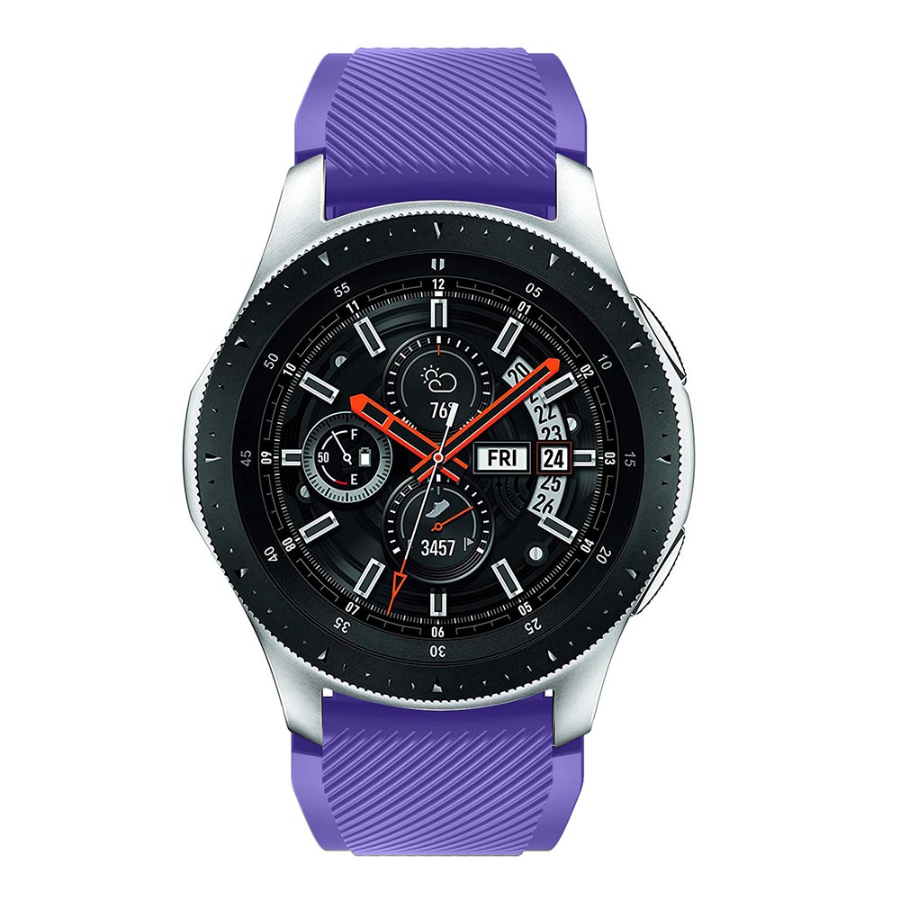 Ticwatch1/2代/E/pro 4G表带唯乐hey3s小黑2/3硅胶咕咚s1运动三星Galaxy Watch Active/42mm/46mm表带20/22mm-图1