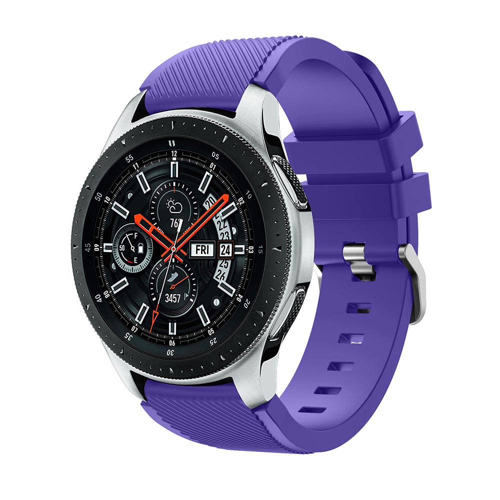 Ticwatch1/2代/E/pro 4G表带唯乐hey3s小黑2/3硅胶咕咚s1运动三星Galaxy Watch Active/42mm/46mm表带20/22mm-图2