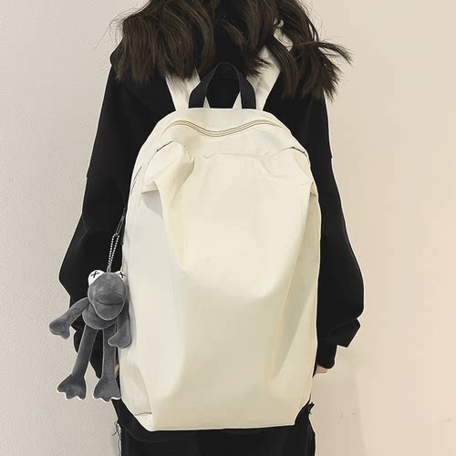 书包男大学生高中生休闲简约旅行背包ins潮酷女初中大容量双肩包 - 图2