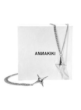 ANNAKIKI耳钉流星链条耳钉