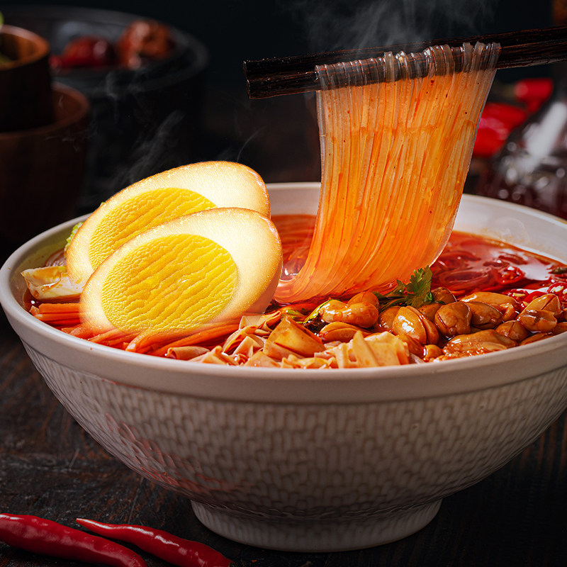 白象卤蛋酸辣粉桶装正宗整箱川渝粉丝夜宵米线速食食品免煮冲泡香,淘宝优惠券,粉丝福利购,淘宝优惠卷