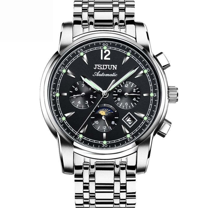 金仕盾瑞士男全自动时尚潮流机械表 金仕盾焰星荣国产腕表