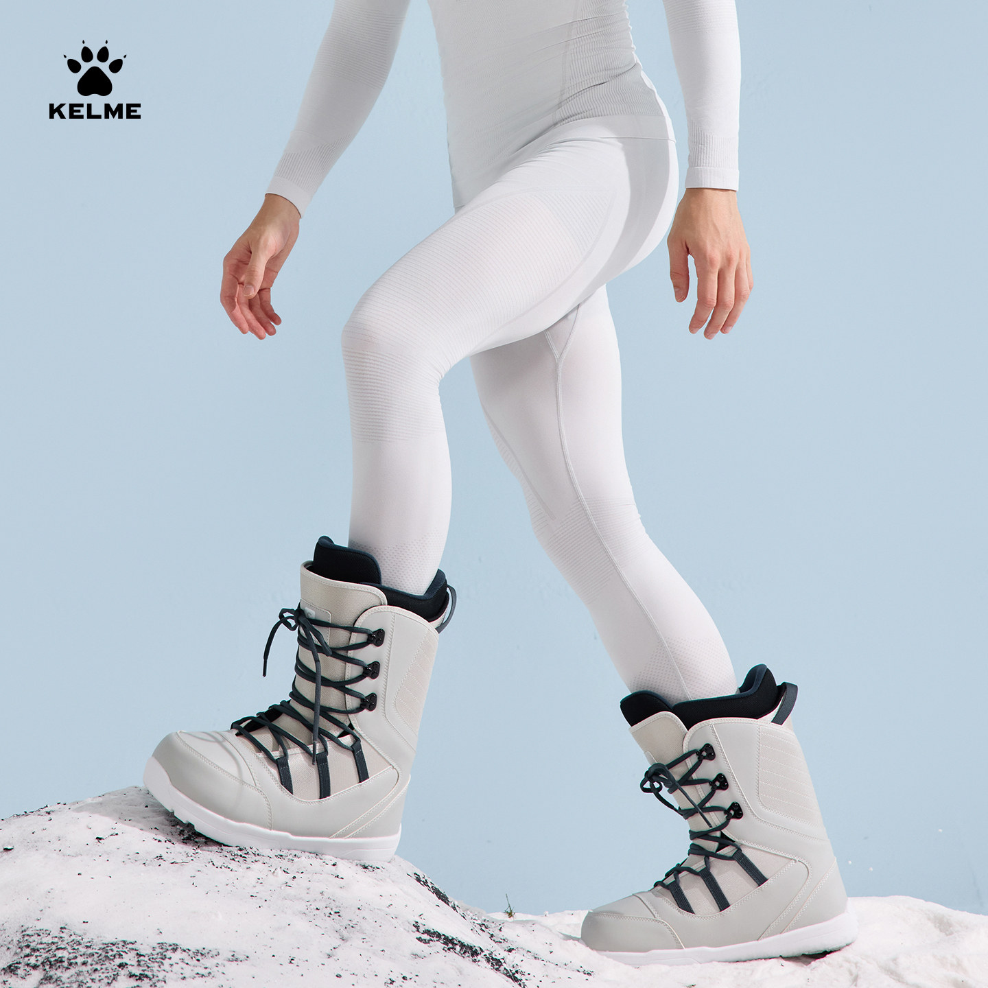 KELME卡尔美运动速干裤男秋冬针织滑雪户外训练女保暖打底压缩裤,淘宝优惠券,粉丝福利购,淘宝优惠卷